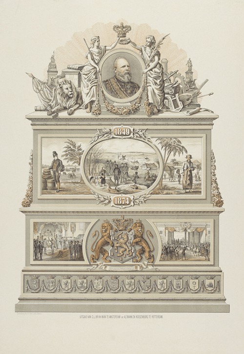 Memorial plaque for the 25th anniversary of King William III’s reign