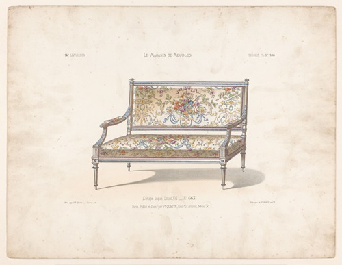 Canapé laqué, Louis XVI