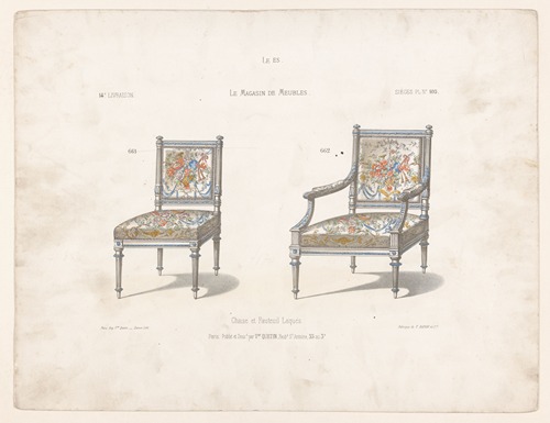 Chaise et Fauteuil Laqués