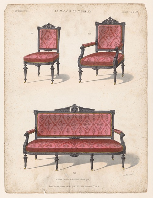 Chaise, Fauteuil et Canapé (Genre grec)