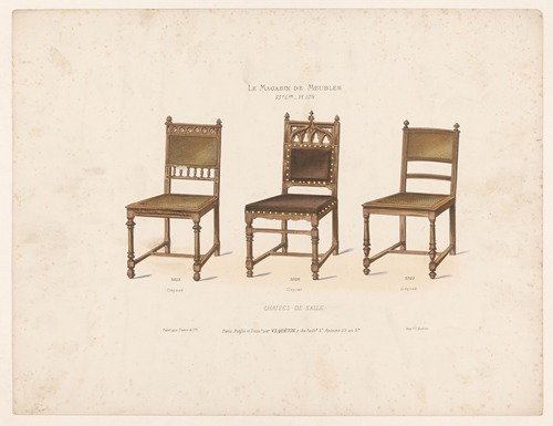 Chaises de salle ; Déposé