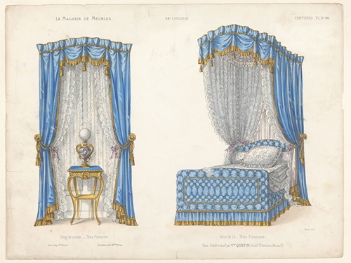 Décor de croisée Têtes Flamandes ; Décor de Lit Têtes