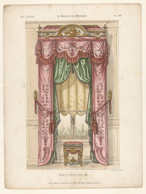 Décor de Fenètre Louis XIV