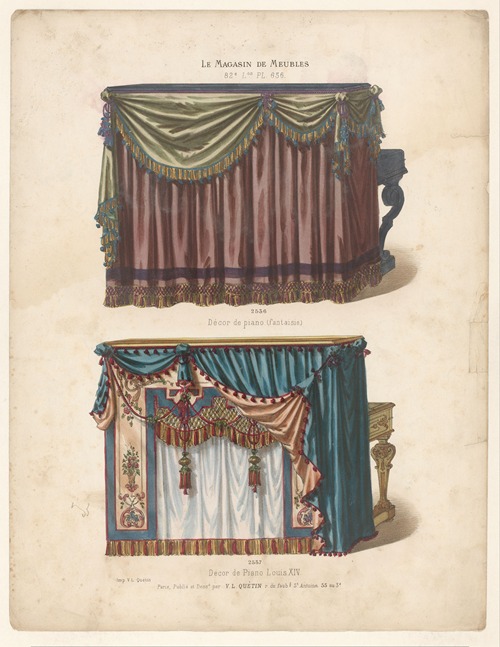 Décor de Piano (fantaisie) ; Décor de Piano Louis XIV
