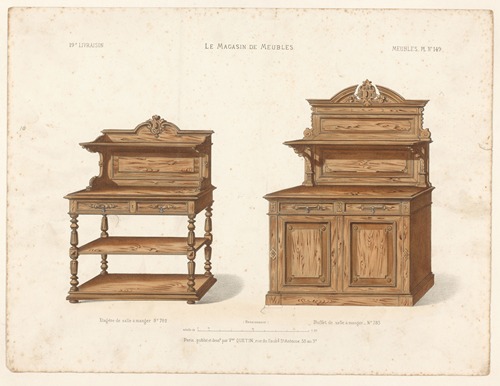 Etagère de salle à manger ; Buffet de salle à manger; (Renaissance)