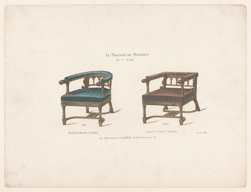 Fauteuil de Bureau (Gothique)
