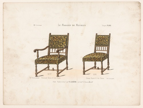 Fauteuil Henri II de Guise ; Chaise Henri II de Guise