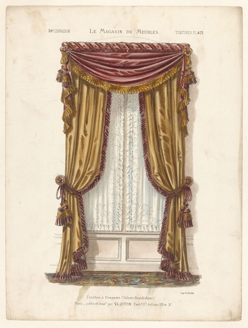 Fenêtre à Draperie (Galerie Bourlichons)