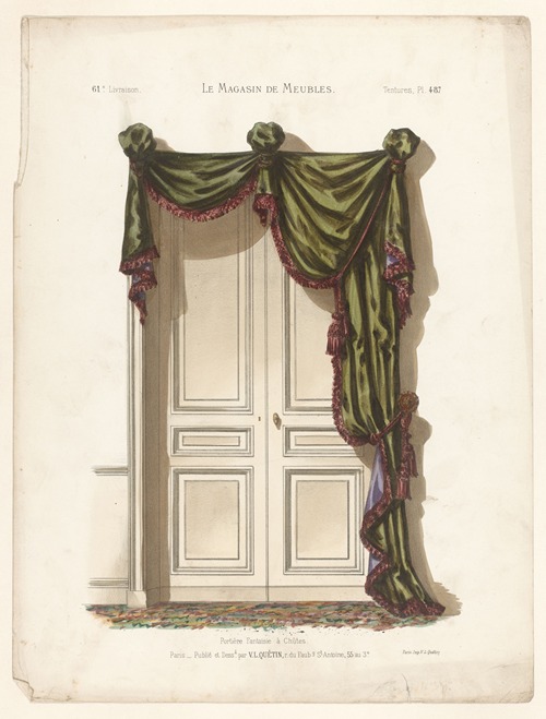 Fenêtre lambrequin à Draperie