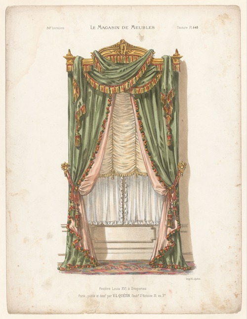 Fenêtre Louis XVI à Draperies