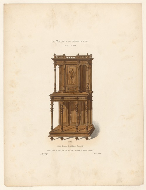 Meuble de Cabinet Henri II