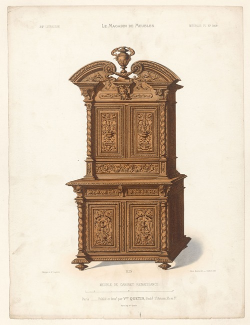 Meuble de cabinet renaissance