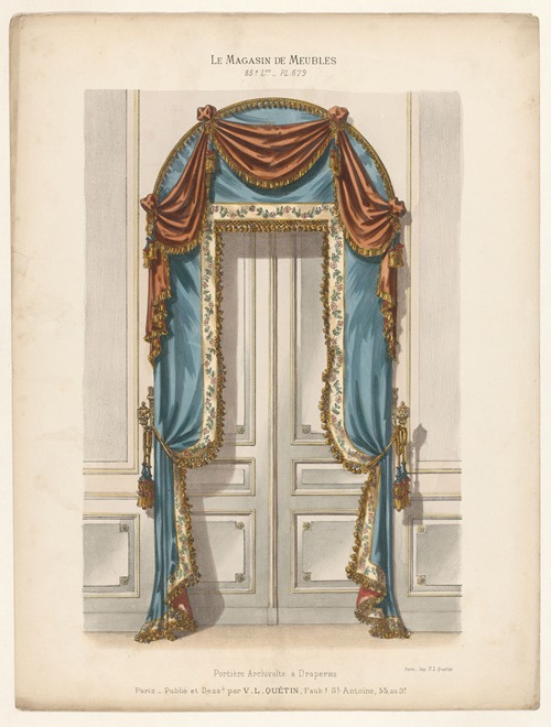 Portière Archivolte à Draperies