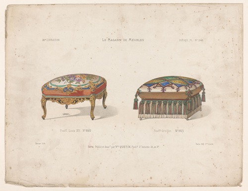 Pouf, Louis XIV; Pouf Oreiller