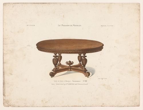 Table de Salle à Manger, Renaissance