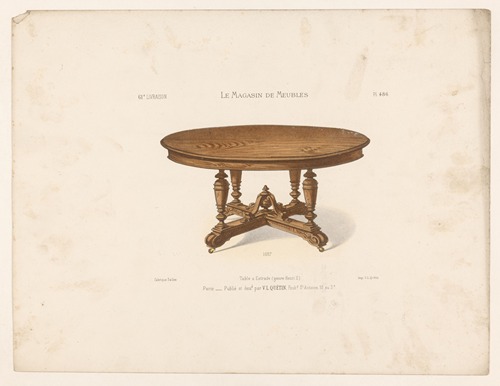 Tafel Table a Estrade (genre Henri II)