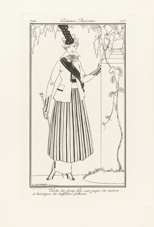 Journal des Dames et des Modes, Costumes Parisiens. No. 163