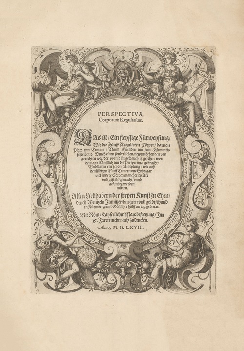 Perspectiva Corporum Regularium (Perspective of regular solids) Pl.01