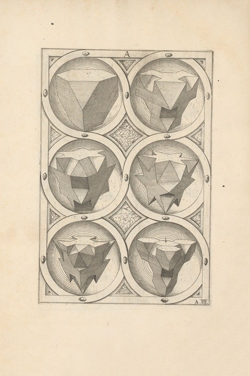 Perspectiva Corporum Regularium (Perspective of regular solids) Pl.05
