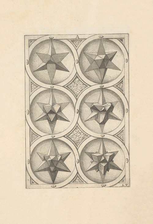 Perspectiva Corporum Regularium (Perspective of regular solids) Pl.07