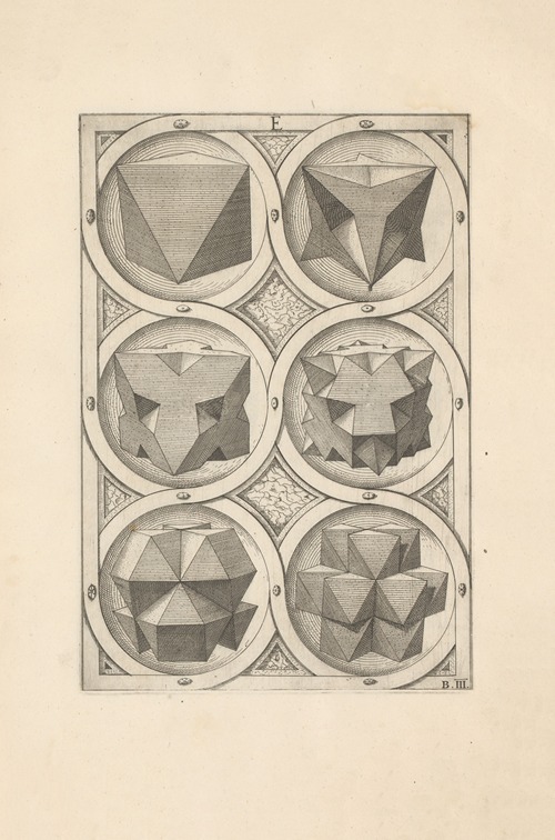 Perspectiva Corporum Regularium (Perspective of regular solids) Pl.09