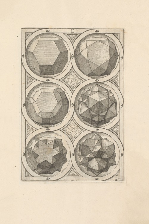 Perspectiva Corporum Regularium (Perspective of regular solids) Pl.10