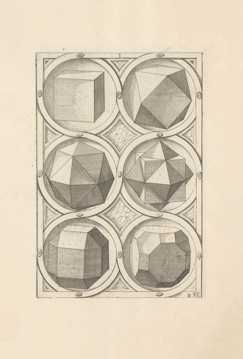 Perspectiva Corporum Regularium (Perspective of regular solids) Pl.11