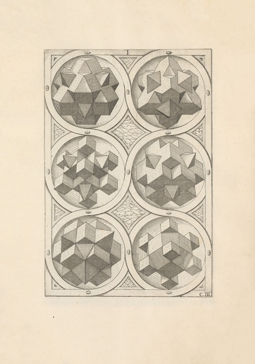 Perspectiva Corporum Regularium (Perspective of regular solids) Pl.14