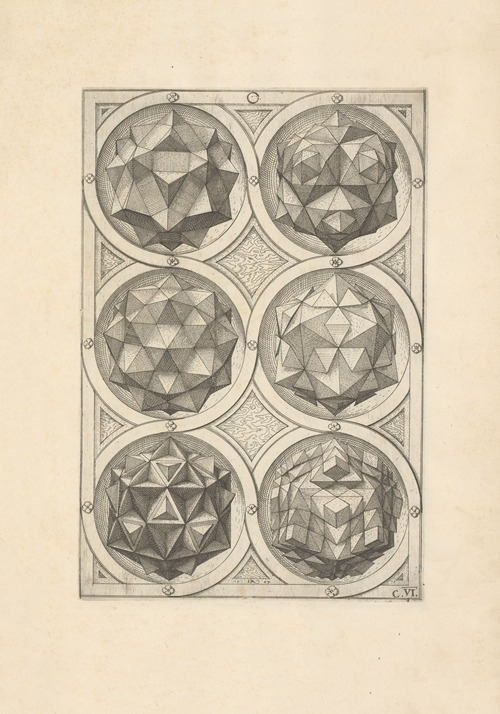 Perspectiva Corporum Regularium (Perspective of regular solids) Pl.15