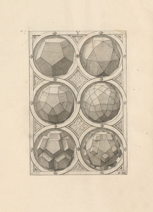 Perspectiva Corporum Regularium (Perspective of regular solids) Pl.17