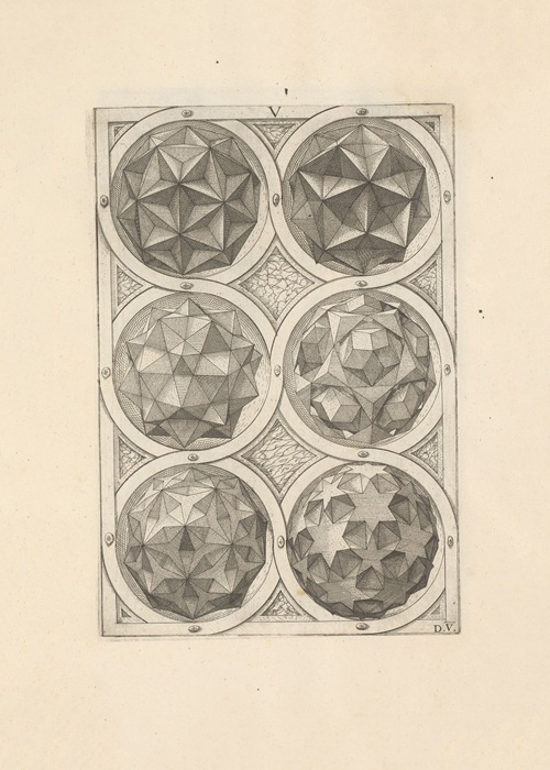 Perspectiva Corporum Regularium (Perspective of regular solids) Pl.18