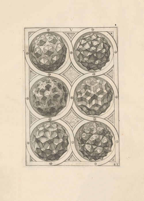 Perspectiva Corporum Regularium (Perspective of regular solids) Pl.20