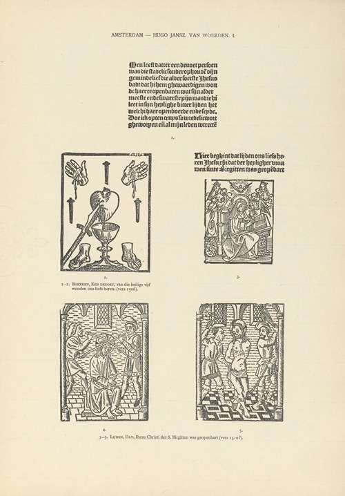 L’art typographique dans les Pays-Bas pendant les années 1500 à 1540 Pl.002
