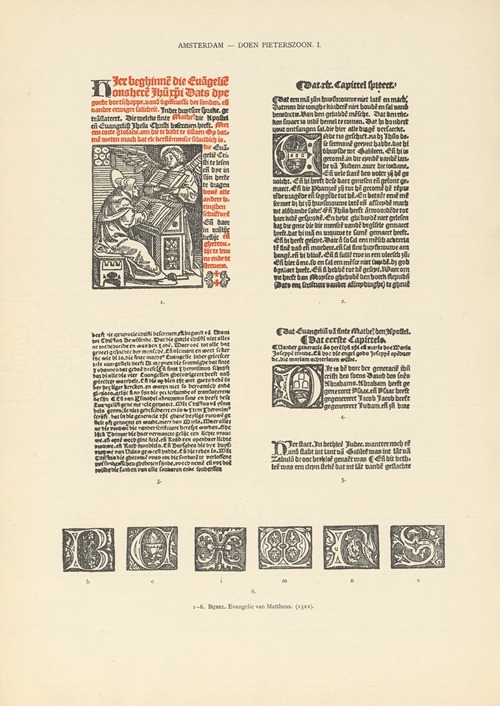 L’art typographique dans les Pays-Bas pendant les années 1500 à 1540 Pl.008
