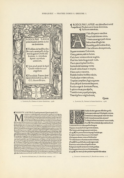 L’art typographique dans les Pays-Bas pendant les années 1500 à 1540 Pl.031