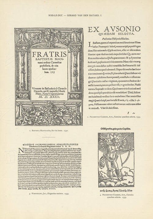 L’art typographique dans les Pays-Bas pendant les années 1500 à 1540 Pl.032