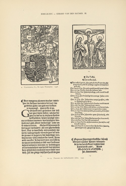 L’art typographique dans les Pays-Bas pendant les années 1500 à 1540 Pl.034