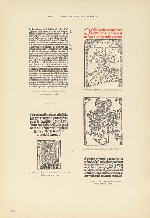 L’art typographique dans les Pays-Bas pendant les années 1500 à 1540 Pl.037