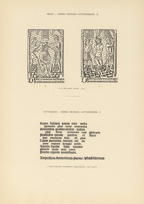 L’art typographique dans les Pays-Bas pendant les années 1500 à 1540 Pl.038