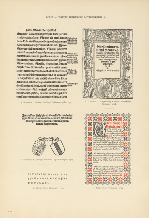L’art typographique dans les Pays-Bas pendant les années 1500 à 1540 Pl.041
