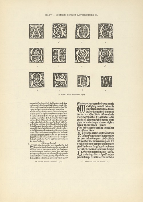 L’art typographique dans les Pays-Bas pendant les années 1500 à 1540 Pl.042