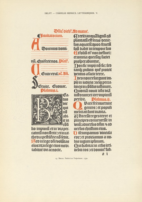 L’art typographique dans les Pays-Bas pendant les années 1500 à 1540 Pl.044