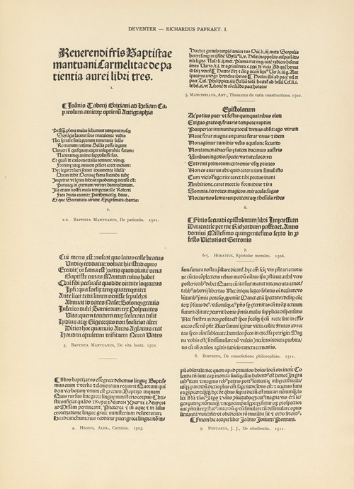 L’art typographique dans les Pays-Bas pendant les années 1500 à 1540 Pl.048