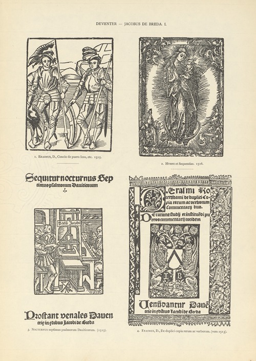 L’art typographique dans les Pays-Bas pendant les années 1500 à 1540 Pl.049