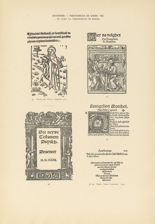 L’art typographique dans les Pays-Bas pendant les années 1500 à 1540 Pl.060