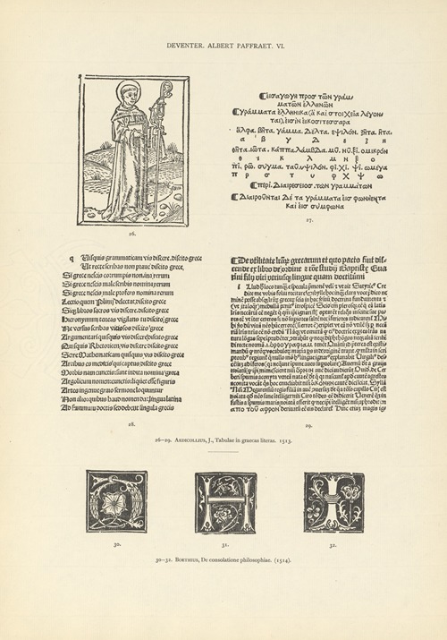 L’art typographique dans les Pays-Bas pendant les années 1500 à 1540 Pl.066