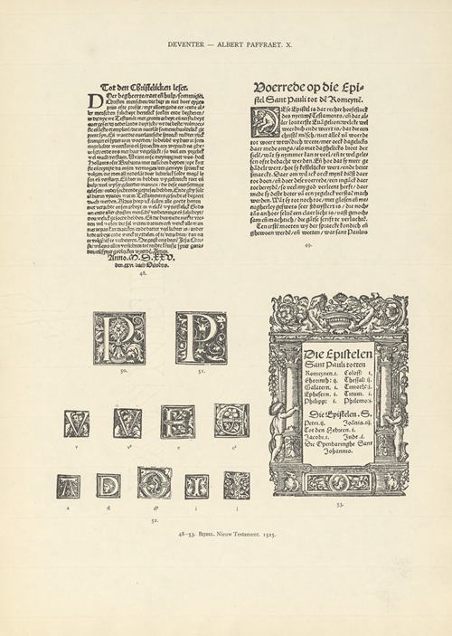 L’art typographique dans les Pays-Bas pendant les années 1500 à 1540 Pl.070