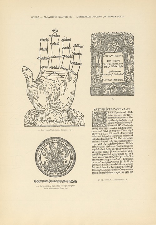 L’art typographique dans les Pays-Bas pendant les années 1500 à 1540 Pl.083