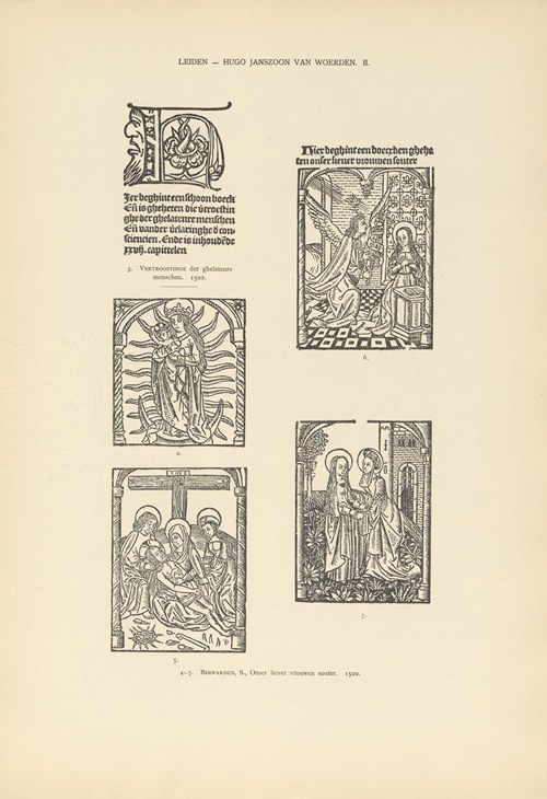 L’art typographique dans les Pays-Bas pendant les années 1500 à 1540 Pl.090