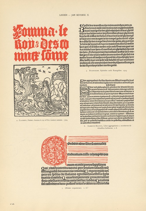 L’art typographique dans les Pays-Bas pendant les années 1500 à 1540 Pl.093